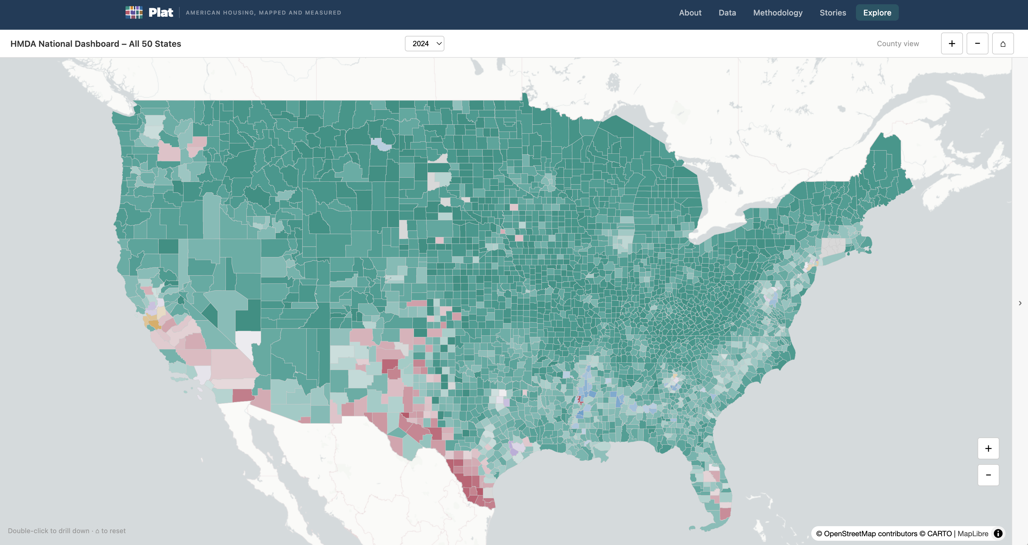 Collapse the panel for a full map